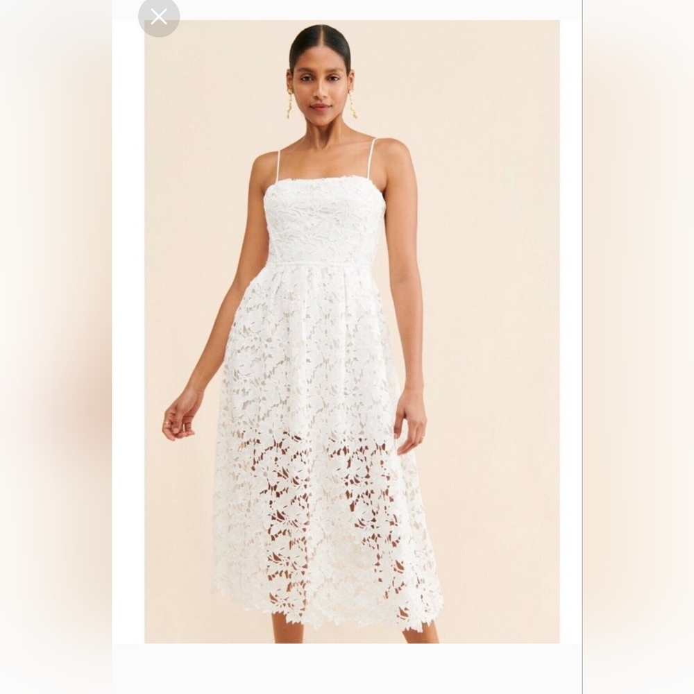 ASTR white lace dress